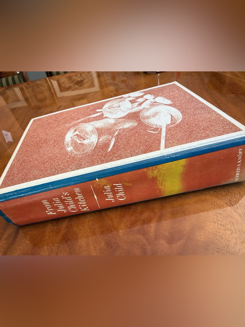 Vintage Cookbook Julia Child- Cream Interior with Black Text 1970